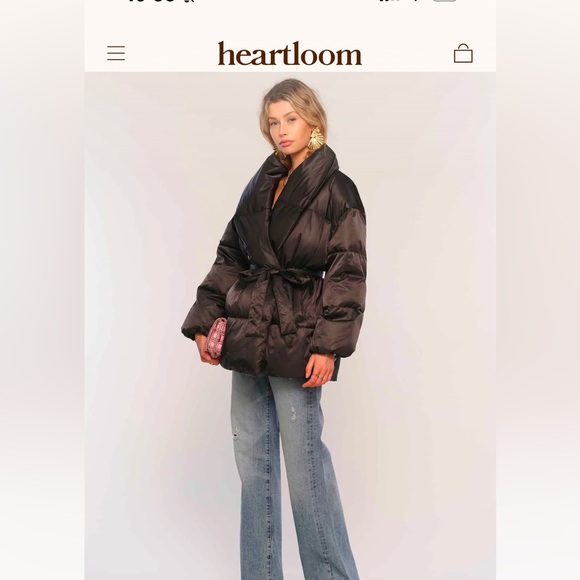 NWT Heartloom puffer coat. - Picture 3 of 3